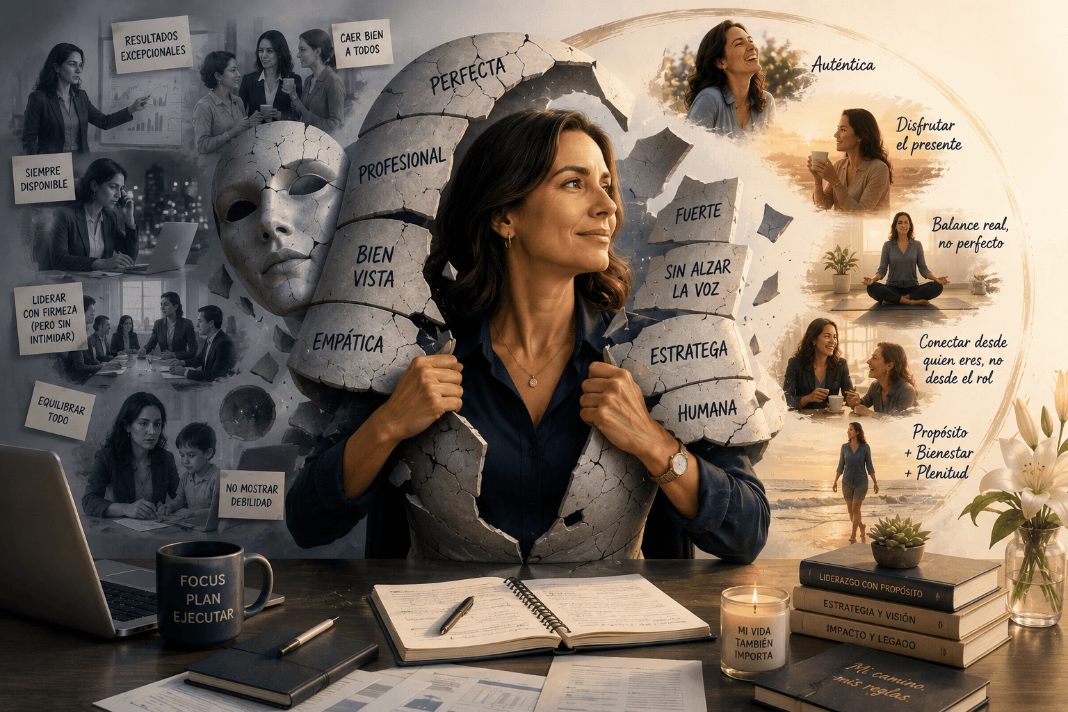 La identidad de mujer fuerte que no se has dado permiso para soltarlo